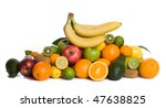 healthy citrus and tropical... | Shutterstock . vector #47638825