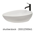 washbasin isolated on white background