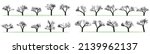 Set Of Vector Trees...