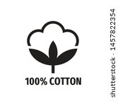 100  Cotton   Web Black Icon...