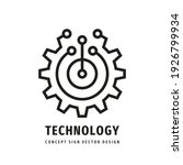 technology gear concept... | Shutterstock .eps vector #1926799934