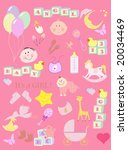 illustrations of baby | Shutterstock . vector #20034469