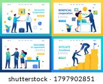 set of landing pages on the... | Shutterstock .eps vector #1797902851