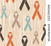 awareness ribbons seamless... | Shutterstock .eps vector #102194344