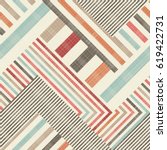 abstract striped  seamless... | Shutterstock .eps vector #619422731