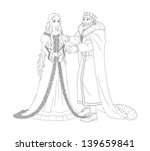 the coloring image   medieval   ... | Shutterstock . vector #139659841