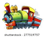 Cartoon Steam Train  ...
