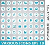 web icons | Shutterstock .eps vector #127017491