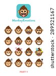 Monkey Faces  Emoticons