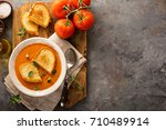 Tomato Soup With Grilled Cheese ...