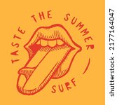 surfboard tongue. taste the...