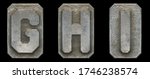 set of capital letters g  h  i... | Shutterstock . vector #1746238574