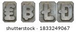 set of symbols lira  baht ... | Shutterstock . vector #1833249067