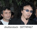 Small photo of SPITAK, ARMENIA - OCTOBER 1: Tony Iommi of Black Sabbath and one of his fans on October 1, 2009 in Spitak, Armenia. He visits Armenia within the framework of “Armenia Grateful 2 Rock” project.