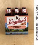 Small photo of Spencer, Wisconsin,December, 31, 2017 Six Pack of Leinenkugel's Grapefruit Shandy Beer Leinenkugel's is based in Wisconsin in the U.S.A.