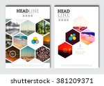 business brochure design... | Shutterstock .eps vector #381209371