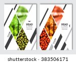 business brochure design... | Shutterstock .eps vector #383506171