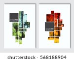 flyer layout template. vector... | Shutterstock .eps vector #568188904