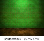 Green Brick Wall