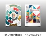 template design  abstract... | Shutterstock .eps vector #442961914