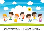 vector illustration of children ... | Shutterstock .eps vector #1232583487