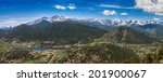 Panorama of Estes Park, Colorado image - Free stock photo - Public ...