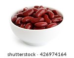 Red Kidney Beans In A Dish In...