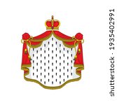 royal mantle and crown  symbol... | Shutterstock .eps vector #1935402991