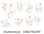 floral bouquet design element... | Shutterstock .eps vector #1082756294