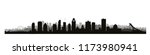 montreal city  canada skyline.... | Shutterstock .eps vector #1173980941
