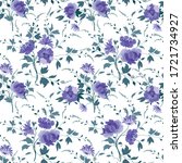 floral seamlessl pattern.... | Shutterstock .eps vector #1721734927
