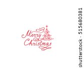christmas background with new... | Shutterstock .eps vector #515680381