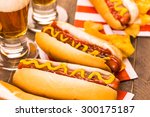 Grilled Hot Dogs With Mustard...