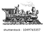 Retro Steam Locomotive  Train....