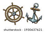nautical concept. set of... | Shutterstock .eps vector #1930637621