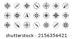 navigational compass symbol.... | Shutterstock .eps vector #2156356421