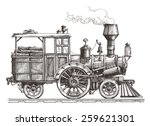 Steam Locomotive Vector Logo...