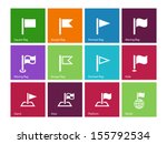 flag icons for banners ... | Shutterstock . vector #155792534