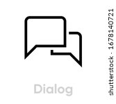 dialog chat message icon.... | Shutterstock .eps vector #1678140721