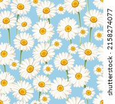 seamless pattern with white... | Shutterstock .eps vector #2158274077
