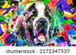 Colorful Artistic Dog Muzzle...