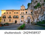 Small photo of Sanctuary of Santa Rosalia patron of the city of Palermo Sicily Italy