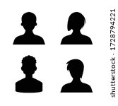 human avatar icons set... | Shutterstock .eps vector #1728794221