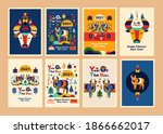happy chinese new year 2021... | Shutterstock .eps vector #1866662017