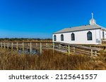 Pawleys Island Chapel on The Salt Marsh of The Waccamaw River, Pawleys Island, South Carolina, USA