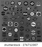 set of retro vintage labels ... | Shutterstock .eps vector #276712307