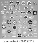 set of retro vintage labels ... | Shutterstock .eps vector #281197217