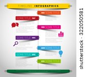 vector timeline infographic... | Shutterstock .eps vector #322050581