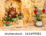 charming entrance of courtyard... | Shutterstock . vector #161699081