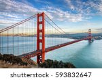Famous Golden Gate Bridge  San...